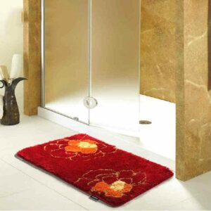 Fashion Elegant Jacquard Pattern Soft Bath Rug