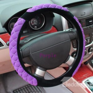 Cute and Lovely Ultra Soft and Comfortable Cloth Car Steering Wheel Cover