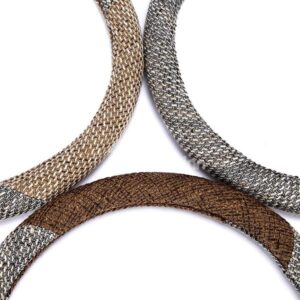 Environmental Friendly High Quality Flax Material Comfortable Steering Wheel Cover