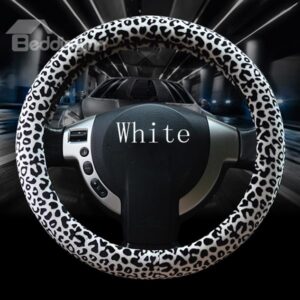 Wonderful Design Colorful Leopard Pattern Ultra Comfortable Steering Wheel Cover