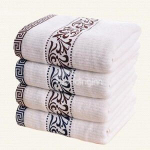 Bamboo Fiber Graceful Jacquard Comfy Bath Towel