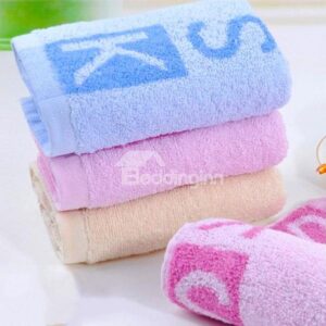 Wonderful Fashion Alphabet Design 100% Cotton Towel