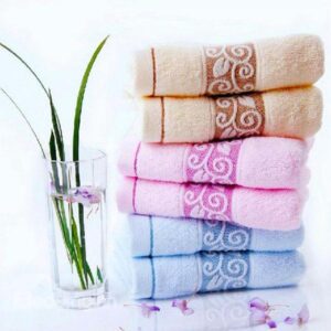 Full Cotton Thick Soft Jacquard Pattern Towel