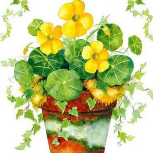 Top Quality Countryside Yellow Flowers Wall Sticker
