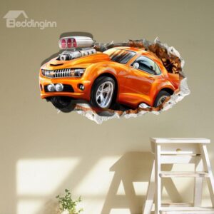 Top Quality Racing Car 3D Wall Sticker