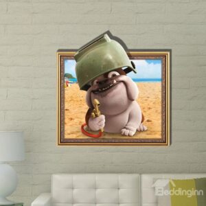 Top Selling Staying Adorable Dog 3D Wall Sticker