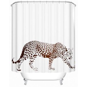 Top Selling Cool Leopard Print Shower Curtain