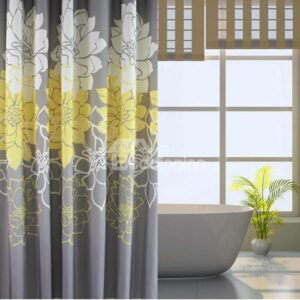 Top Class Noble Peony Jacquard Shower Curtain