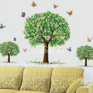 Top Classic Wonderful Pretty FlowersTree Wall Stickers