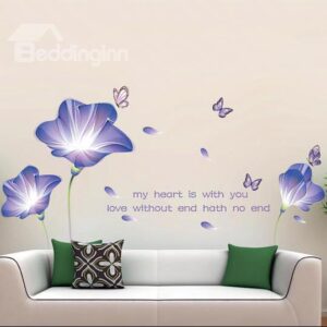 Best Selling Pretty Morning Glory Wall Stickers