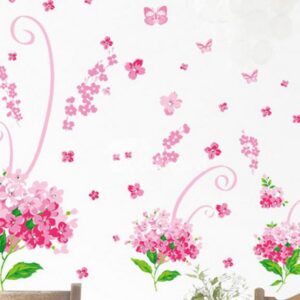 Wonderful Pretty Classic Romantic Bouquet Wall Stickers