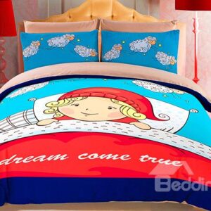 Beautiful Dream Print 3-Piece Polyester Duvet Cover Sets