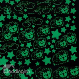 Wonderful Luminous Cute Sheep Stars Wall Stickers