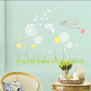 The Beautiful Wood Elves Dandelion Wall Stickers