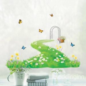 Top Quality Shade Butterfly Meadow Wall Stickers