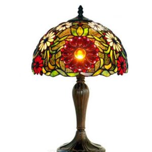 Wonderful Tiffany Table Lamp with Sunflower for Home Decoration