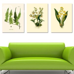 Wonderful Countryside Plant 3-Piece Crystal Film Art Wall Print