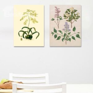 Top Quality Traditional Flower 2-Piece Crystal Film Art Wall Print