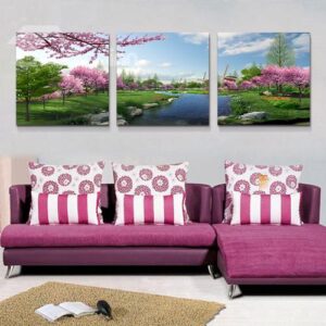 Beautiful World 3-Piece Crystal Film Art Wall Print