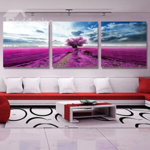 Beauty Scenery 3-Piece Crystal Film Art Wall Print