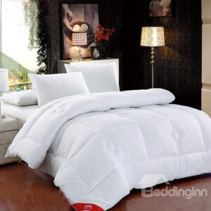 New Arrival Comfortable Warm Keeping Pure White Quilt