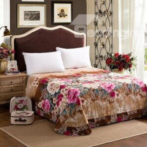 Blooming Flowers Printed Comfortable and Sotf Cotton Printed Sheet