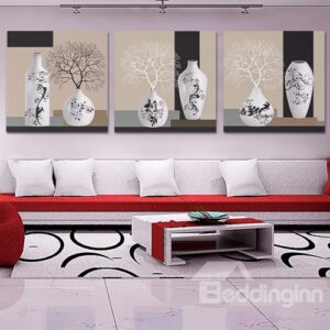 Abstract Little Branches 3-Piece Crystal Film Art Wall Print