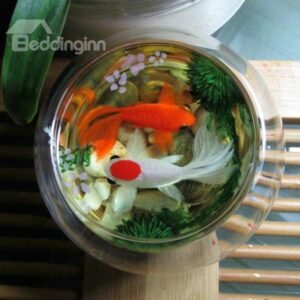 New Style Pure Handmade Crystal 3D Resin Koi