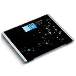 Starry Black Accurate Tempered Glass Weight Scale