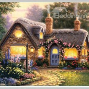 European Style Dream House 1-Piece DIY Diamond Sticker