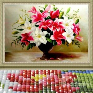 Beautiful Lily 1-Piece DIY Diamond Sticker