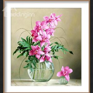 Simple Modern Flowers 1-Piece DIY Diamond Sticker