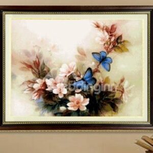Wonderful Pretty Blue Butterfly DIY Diamond Sticker