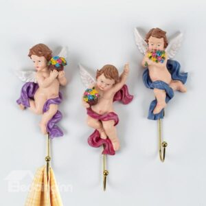 Adorable Lifelike Baby Angel Top Grade Resin 3-piece Hook