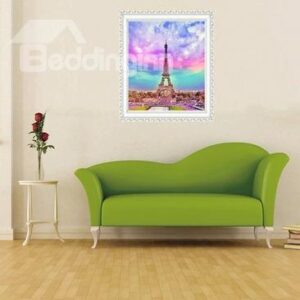 Beautiful Eiffel Tower 1-Piece DIY Diamond Sticker