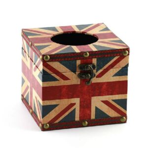 Gorgeous Fashion the Union Jack Print Square Tissue Box