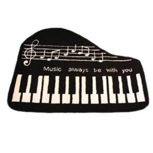 Cool Piano Key Soft Anti-slip Bath Rug