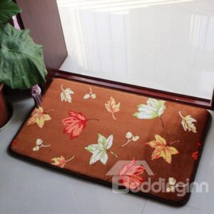 Top Classic Wonderful Maple Leaves Doormat
