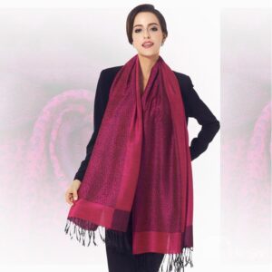 Beautiful Tassel Ends Leopard Pattern Cotton Long Scarf