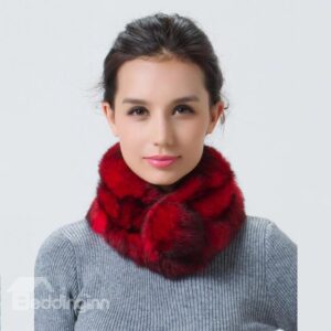 High Quality Artificial Fur Comfy Fuzzy Collar Scarf