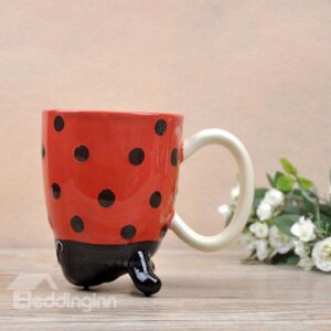 Wonderful Pretty Red and Black Ladybug Creative Mug