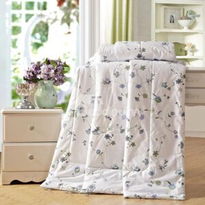Fresh Little Flowers Printed Air-Conditional Cotton Quilt