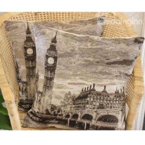 The Big Ben Printed European Style One Piece Throw Pillow