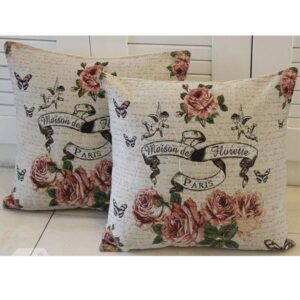 The Flying Angel and Flowers Printed One Piece Throw Pillow