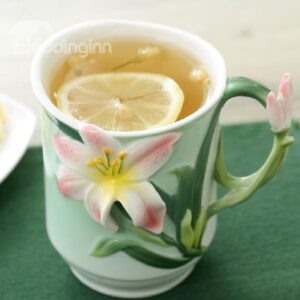 Wonderful Creative Pretty Enamel and Ceramic Coffee Mug