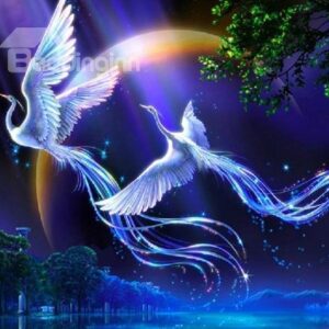 Wonderful Phoenix Happy Couple 1-Piece DIY Diamond Sticker