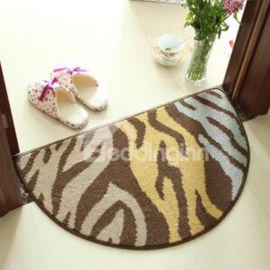 Popular Abstract Semicircle Machine Made Doormat