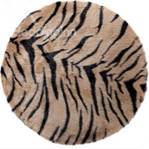 Popular Circular Acrylic Fibres Non-Slip Doormat