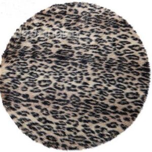 Wonderful Leopard Acrylic Fibres Non-Slip Doormat