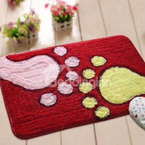 Top Selling Red Rectangular Non-Slip Doormat